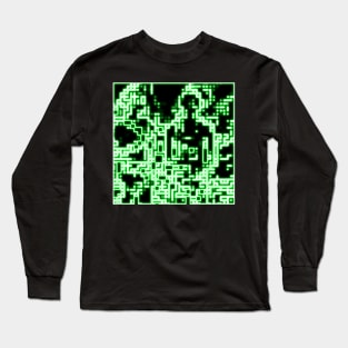 Neon abstract Long Sleeve T-Shirt